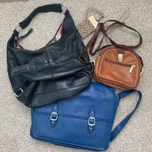 Lot of 4 AS-IS purses/accessories